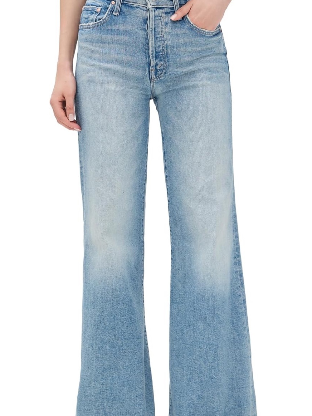 MOTHER SUPERIOR
TOMCAT ROLLER IN CONFESS COLOR
High-Rise Wide-Leg Jeans